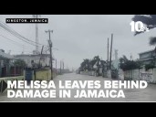 Hurricane Melissa leaves damage behind in Jamaica on path to Cuba