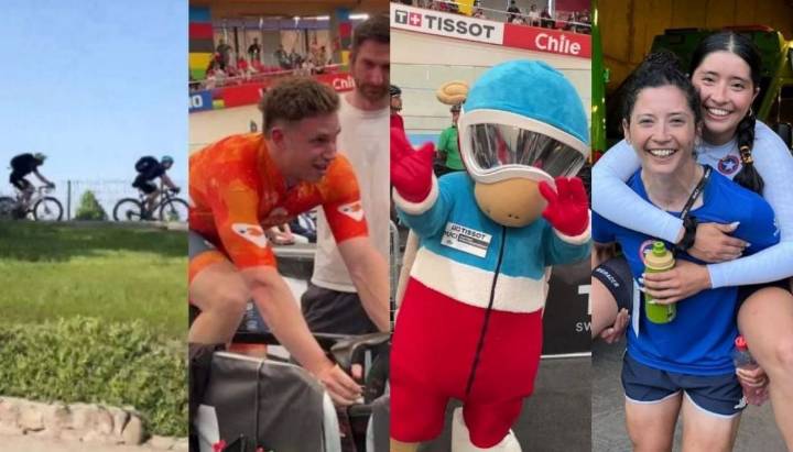 Transmite TVN: así se vivió el "Lado B" del primer día del Mundial de Ciclismo Pista