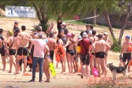 Nadadores de todo el país participaron de travesía acuática en el Thompson