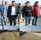 DC Srinagar inspects progress on Sanat Nagar Flyover, Asks for expediting completion to improve traffic flow on bypass corridor
