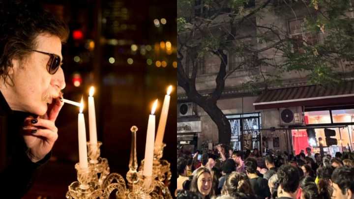 Charly García celebró sus 74 años rodeado de una multitud en Palermo