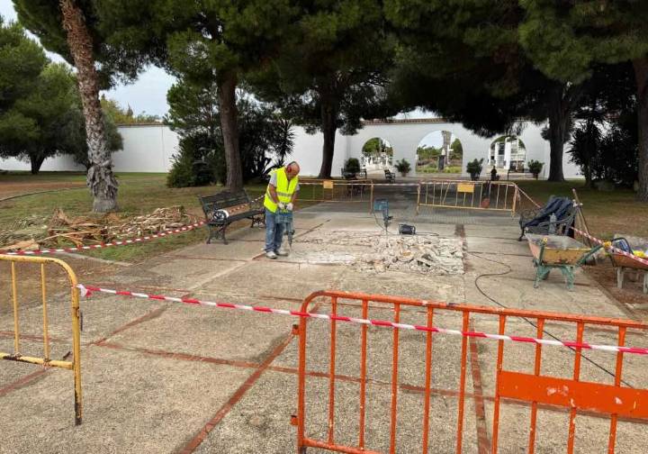 El Ayuntamiento ultima las labores de mejor y puesta a punto del cementerio municipal