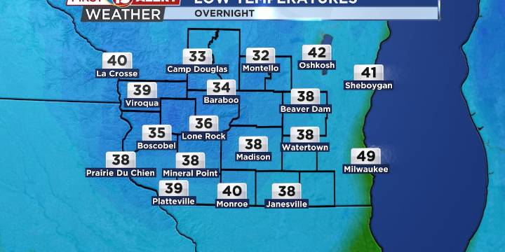 From crisp nights to mild days