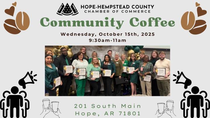 Community Coffee this morning