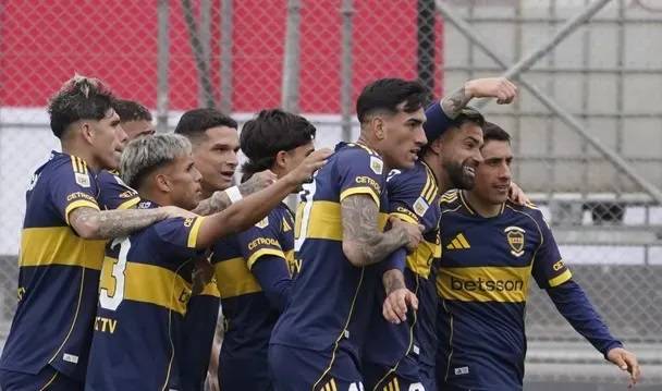 Boca venció 3-1 a Barracas Central y sigue en zona de clasificación