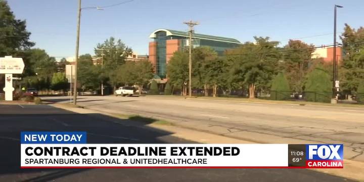 New agreement extension for UnitedHealthcare, Spartanburg Regional for new contract