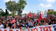 Uns 800 estudiants tallen el centre de València en protesta per Palestina i l’assalt a la flotilla