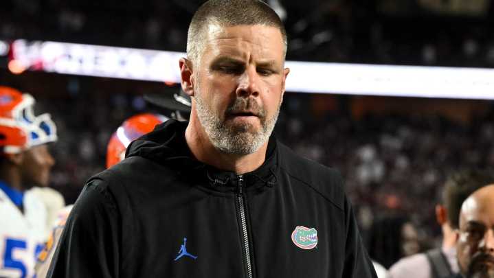 Florida football coach discusses job security following TAMU loss