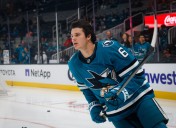Dickinson’s first impression creates roster questions for Sharks