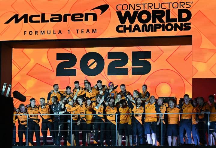 Así quedó la tabla de campeones históricos de constructores de la Fórmula 1, tras el título de McLaren