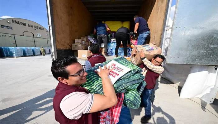Suman 45 toneladas de apoyo mexiquense a Hidalgo