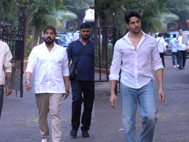 Sidharth Malhotra, Mika Singh, attend Pankaj Dheer funeral