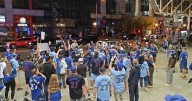 Impromptu concert at Front and John Streets