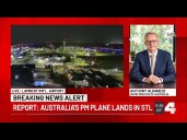 Reports: Australian prime minister’s plane lands in St. Louis due to a crew member medical emerge...