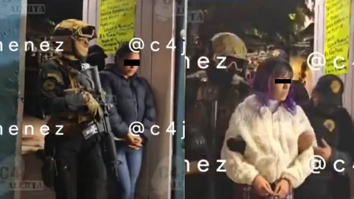 ¡Decían ser taqueras! Detienen a dos mujeres de la Unión Tepito que fingían vender tacos para traficar drogas