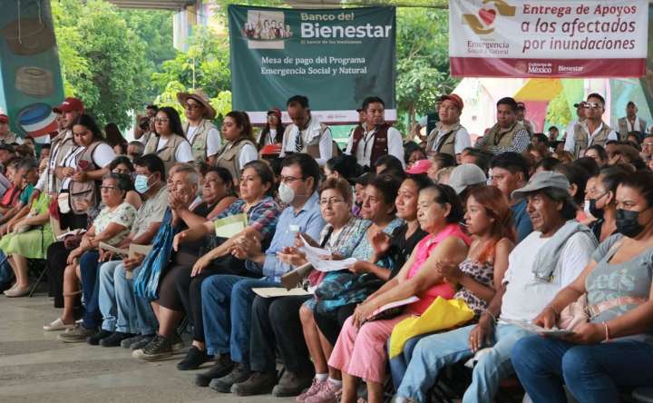 Inicia entrega de primer apoyo a damnificados