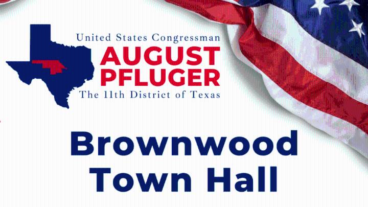 Congressman Pfluger to hold town hall in Brownwood Oct. 15