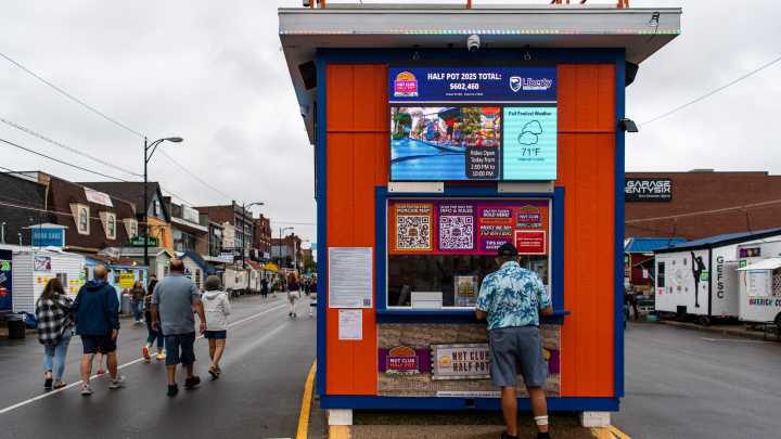 Here's where the West Side Nut Club Half Pot stands Tuesday evening