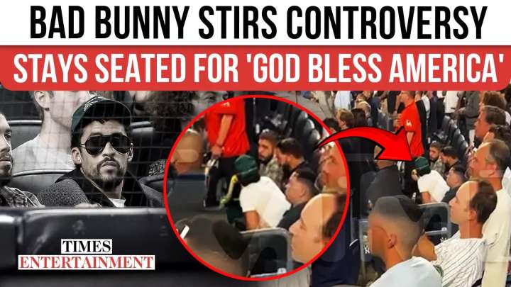 Bad Bunny Remains Seated at Yankees Game During ‘God Bless America’; Fans Divided Over Silent Move