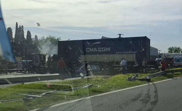 Brutal choque e incendio de camiones en ruta 9: hay cinco muertos