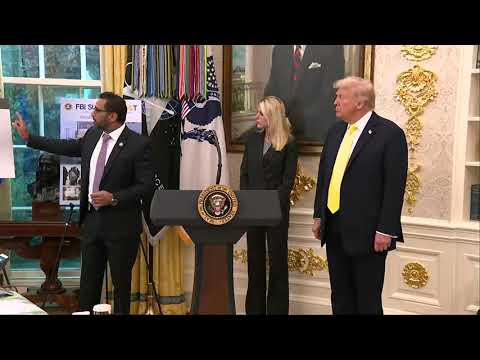 FULL: President Donald Trump and FBI Director Kash Patel hold a press conference