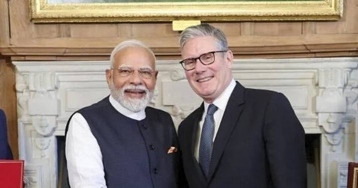India UK PM Keir Starmer visits India to build business ties after clinching trade deal