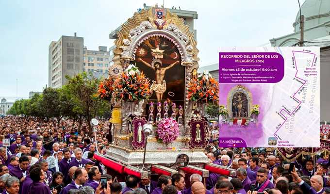 Ruta completa del Señor de los Milagros: conoce por dónde pasará este fin de semana