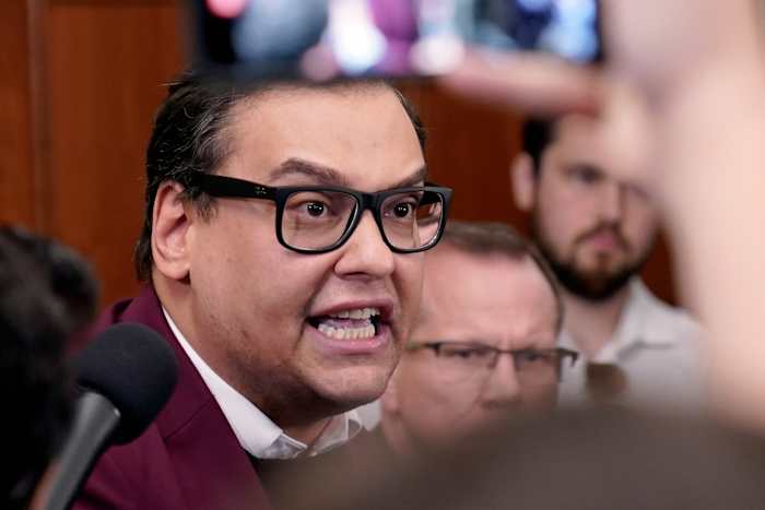 George Santos says he's humbled but dismisses 'pearl clutching' critics