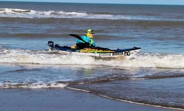 Bahía San Blas será una de las escalas de una travesía internacional en kayak