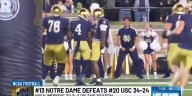 HIGHLIGHTS: Notre Dame defeats USC 34