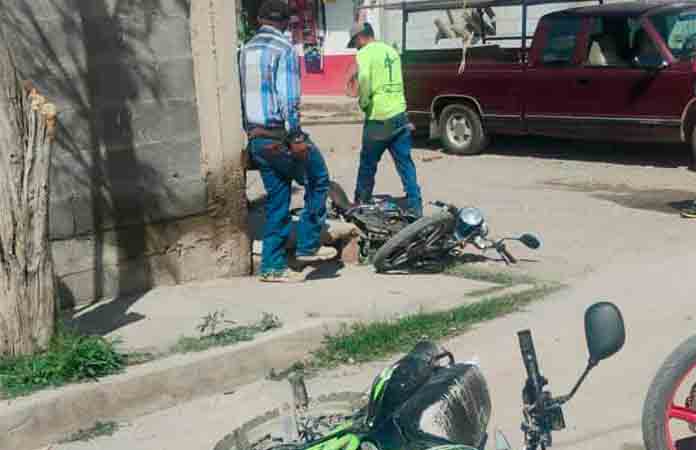 Choquede motos deja un lesionado