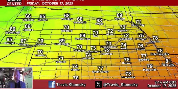 There’s some really nice weather ahead, but Saturday is a hiccup in the plans