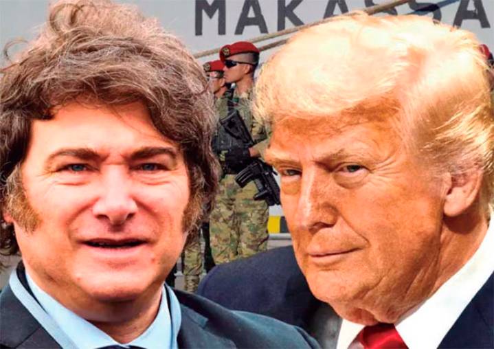 Milei se pega a Trump