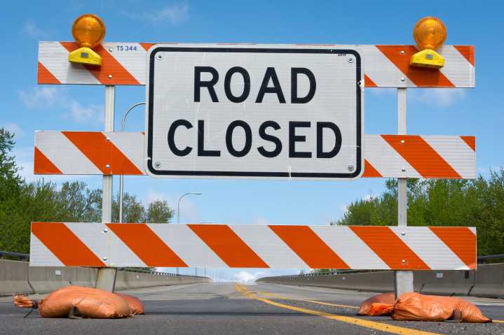 Cierres nocturnos en la I-85 por instalación de puente en Charlotte