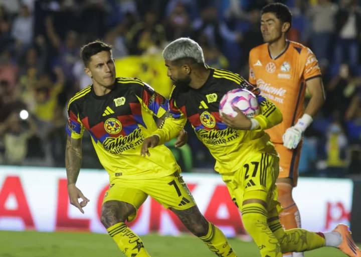 Resultado: América sufre para vencer al Puebla con polémica incluida; Ramón Juárez fue el héroe azulcrema