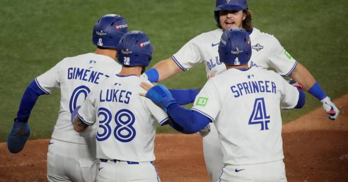 Blue Jays' Addison Barger hits the first pinch-hit grand slam in World Series history