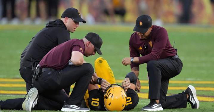 Arizona State quarterback Sam Leavitt to miss Iowa State game with injury