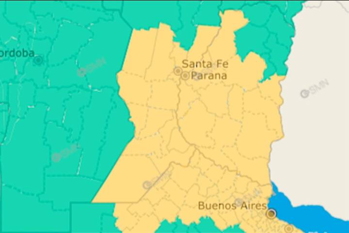 Alerta por tormentas en Entre Ríos: cuándo llegarán y cuánta lluvia se espera