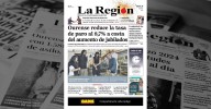 La portada de La Región de este sábado, 25 de octubre
