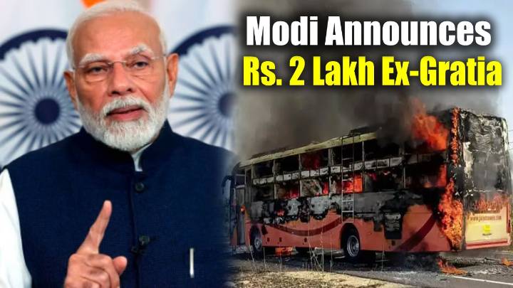Modi Shocked On Bus Accident: Announces Rs. 2 Lakh Ex