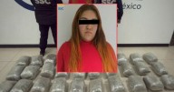 Capturan a mujer en Tepito con una subametralladora y forrada de marihuana; intentó sobornar