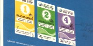 New bus stop signs brighten Coast Transit Authority routes