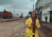 Azucena Cisneros supervisa obras en Ecatepec y agradece apoyo de la gobernadora Delfina Gómez