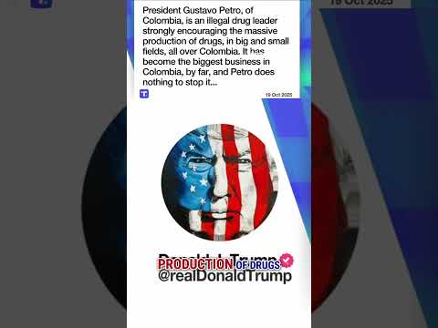 Trump threatens to CUT OFF Colombia over drugs #shorts #foxnews #news #us #fox #trump #columbia