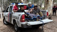 Rescataron a una mujer que se fracturó una pierna en Las Tapias, Ullum