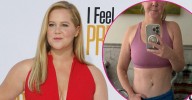Amy Schumer Shows Off Toned Stomach in 'No Filter No Filler' Bathroom Selfie After Weight