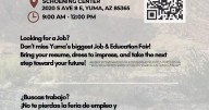 Yuma Community Job and Education Fair on Wednesday, Oct. 8