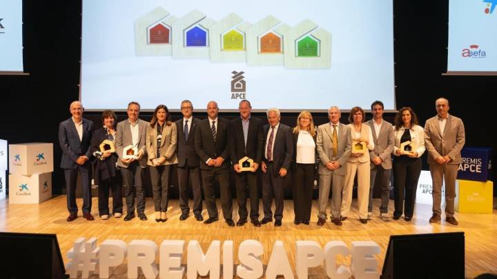 Los premios APCE de la construcción distinguen a SATE-VEG, AQ Acentor, Culmia y Llar Unió Catalonia