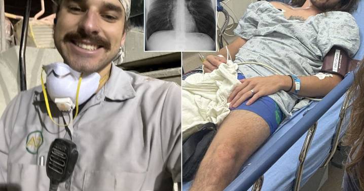 Factory worker who 'vaped every 10 seconds' felt like he was shot when lung collapsed