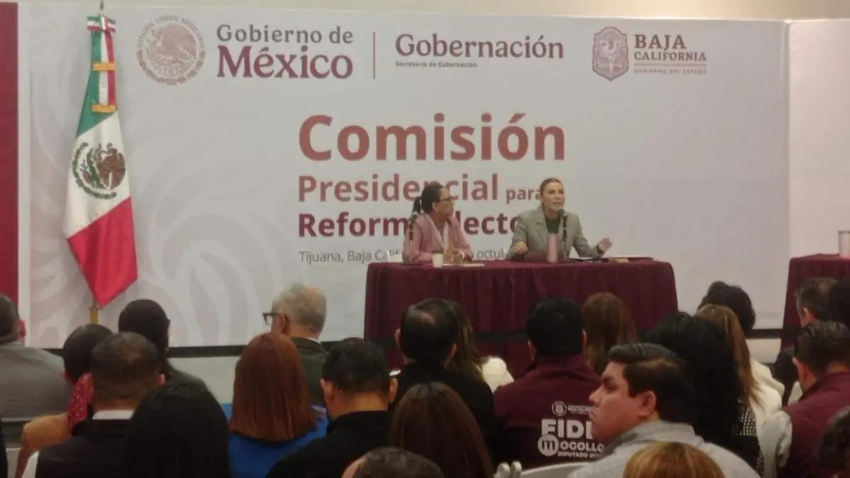 Organismos públicos locales deben permanecer, dice INE BC en foro de reforma electoral